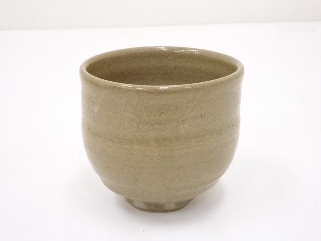 JAPANESE TEA CEREMONY / CHAWAN(TEA BOWL) / ASH GLAZE / ARTISAN WORK